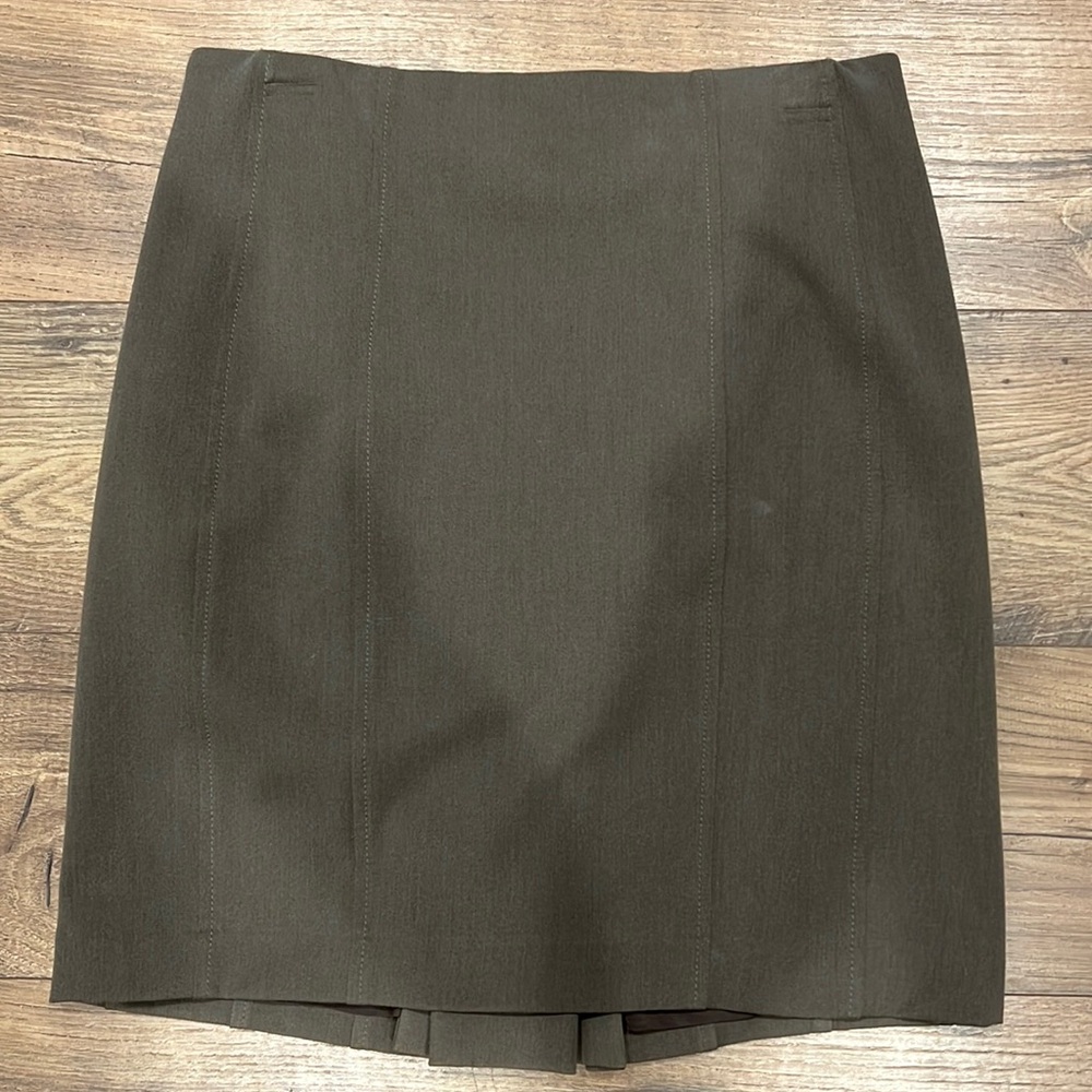 Express Brown Pencil Skirt